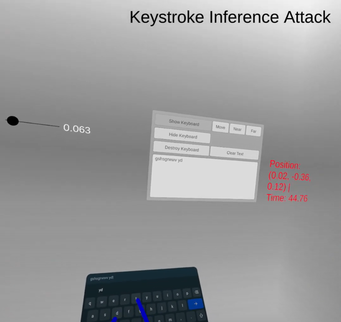 XR Security Testbed: Crafting Attack Scenarios for Privacy Protection